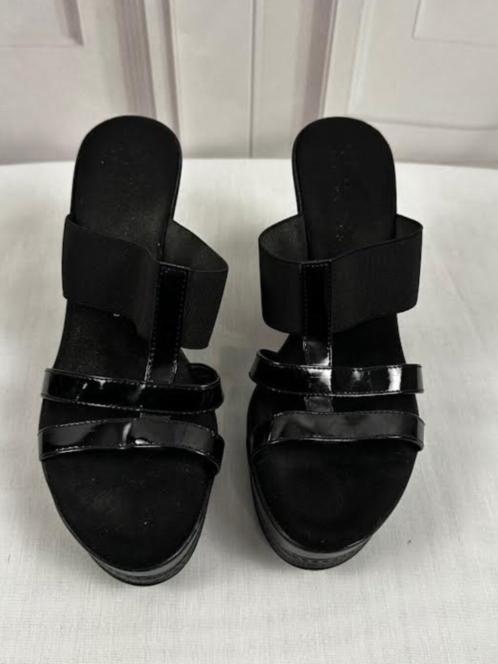Black - Size 9 Women Platform Sandal